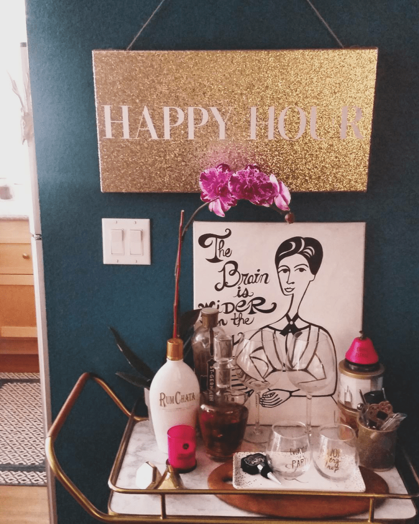 poetryofdanielle.com Bar Cart